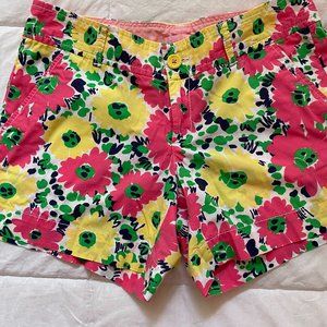Lily Pulitzer bright flower multi-color shorts